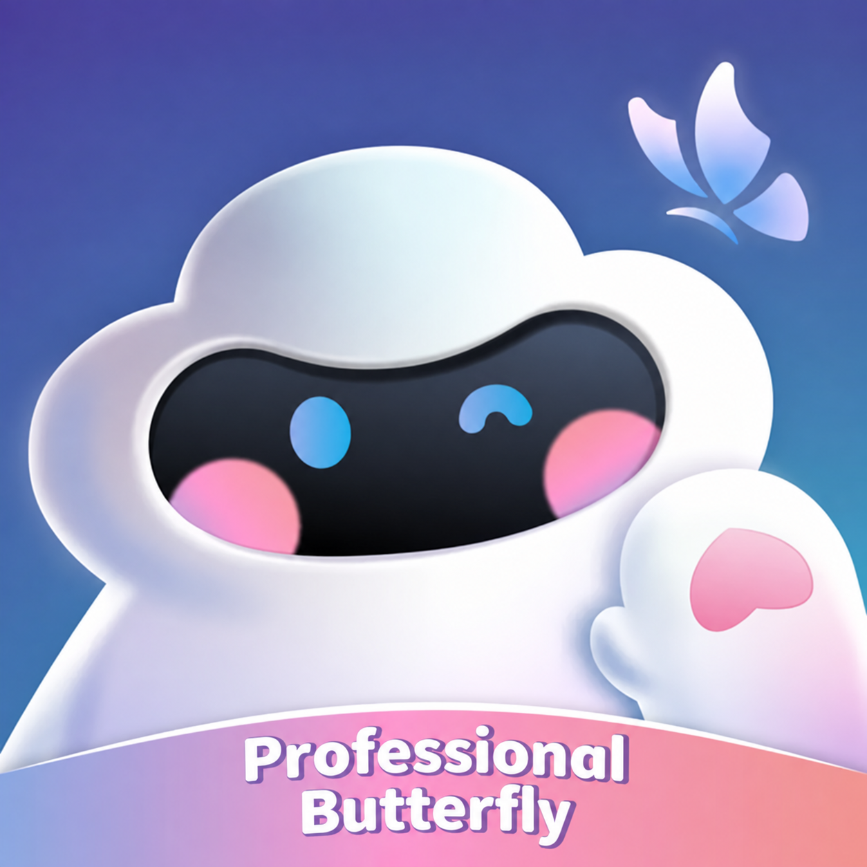 LoLR App · Professional Butterfly
